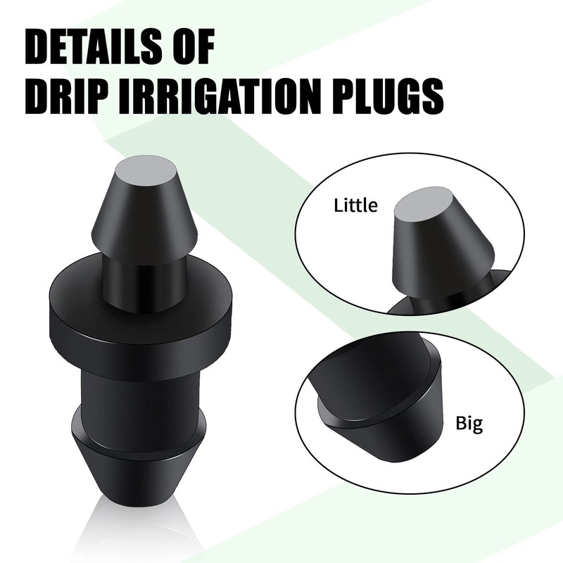 Honoson 200 Pieces Drip Irrigation Goof Plugs 1/4 Inch with