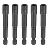 sourcing map 5pcs Nut Driver 5.5mm Hex Drive Socket CR-V