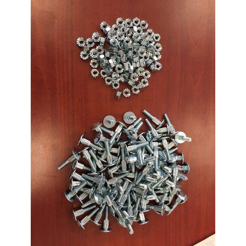 10 Pack - 1 1/4" Carriage Bolt & Nut -