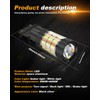 XWQHJW 3157 LED Front Turn Signal Lights Compatible for Nissan