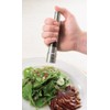 Fletchers' Mill Stainless-Steel Pump and Grind Salt or Pepper Mill,