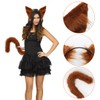 Epokus Plush Cat Ears and Tail Set, Cat Fox Fancy