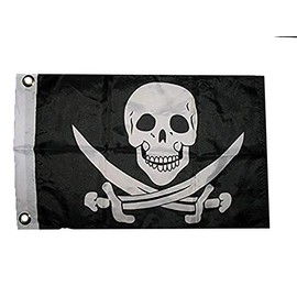 Flag Pirate 12X18 Boat Indoor/Outdoor