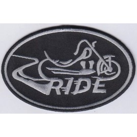 Unbranded Auto RIDE Embroidered Patches 2.5"x4" iron-on