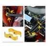 X AUTOHAUX 5pcs AN6 Hose Separator Clamp Fuel Line Connector