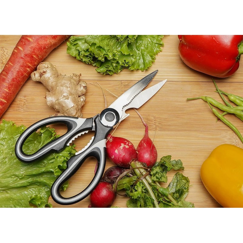 Zaxetic Kitchen Scissors Heavy Duty Multi-Function Purpose, Ultra Sharp Cutters