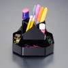 Officemate OIC Recycled Compact Rotary Organizer, 9 Compartments, 5.5 W