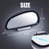 Car Blind Spot Mirrors(5.12 * 2.75in), Universal Automotive Auxiliary Mirror