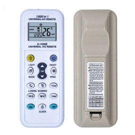 Universal Remote Control for AC, 1000-in-1, Compatible with Haier, Hitachi, LG, Sharp, Gree, Midea, Bosch, Toshiba, Sanyo Air Conditioners