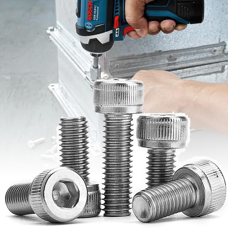 1110 Pieces M3 Screw Kit, M3 Stainless Steel Hex Bolts