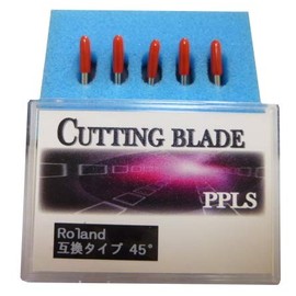 554 PPLS Roland Type Cutting Blade Compatible 45° Carbide Blade Tip Set of 5