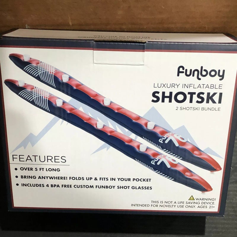 FUNBOY LUXURY INFLATABLE SHOTSKI 2 SHOTSKI BUNDLE OVER 5 FT