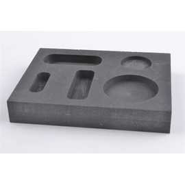 OTOOLWORLD Graphite Casting Ingot Mold Metal Refining Scrap Bar Coin Combo 1/4 1/2 1 oz (2)