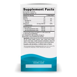 Suplemento Alimenticio De Omega 3 Xtra Cont 60 Cap - Limón
