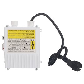 Submersible Pump Controller, Pump Control Box with Heat Protection Circuit Breaker Controller for Submersible Pumps, Household Suction Pumps (750W EU Plug 220V)