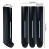 Shampoo Conditioner Dispenser - 3 Chamber 420ml x 3 Shower