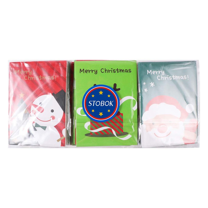 STOBOK Christmas Notepads 48 Pieces Mini Notebook Christmas Small Diary