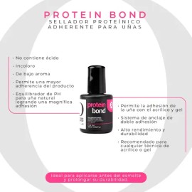 Protein Bond Sellador De Organic Nails 2 Piezas 10ml C/u