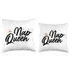 Nap Queen Sleep Quote Statement Saying Funny Novelty Gifts Throw