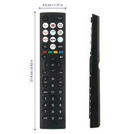 VINABTY New ERF2AE36 ERF2AE36H Remote Control Replacement for Hisense TV 65E63NT 75E63NT 85E63NT 43E63NT 50E63NT 55E63NT 43A6N 50A6N 55A6N 75A6N 75A6N Remote Controller