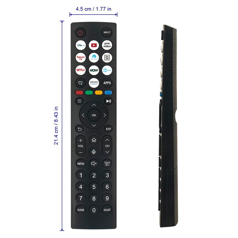 VINABTY New ERF2AE36 ERF2AE36H Remote Control Replacement for Hisense TV