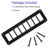 HOKAAER 8 Way Marine Boat Rocker Switch Panel Housing Holder,