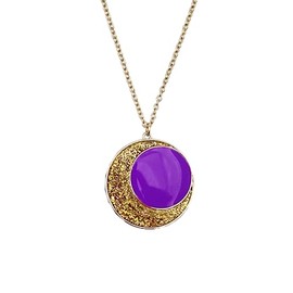 MEIFNG Anime Moon Necklace,Anime Cosplay Costume Accessories, one size, Metal, No Gemstone