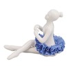 Ballerina Statue Beautiful Relaxed Mood Delicate Ceramic Ballet Dancer Figurine