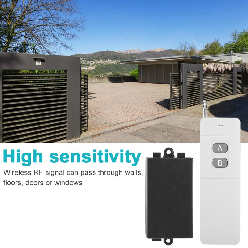 3KM Long Range DC 12V 2CH RF Wireless Remote Control