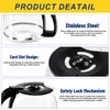 12-Cup Glass Coffee Carafe Replacement Pot Compatible with Mr Coffee,