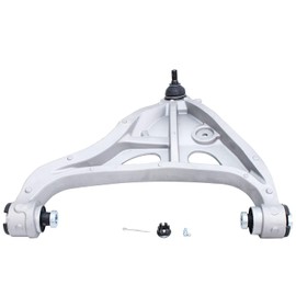 Detroit Axle - Front Left Lower Control Arm for Ford 2004-2008 F-150, 2006-2008 Lincoln Mark LT Driver Side Lower Control Arm with Ball Joint Assembly 2007 Replacement