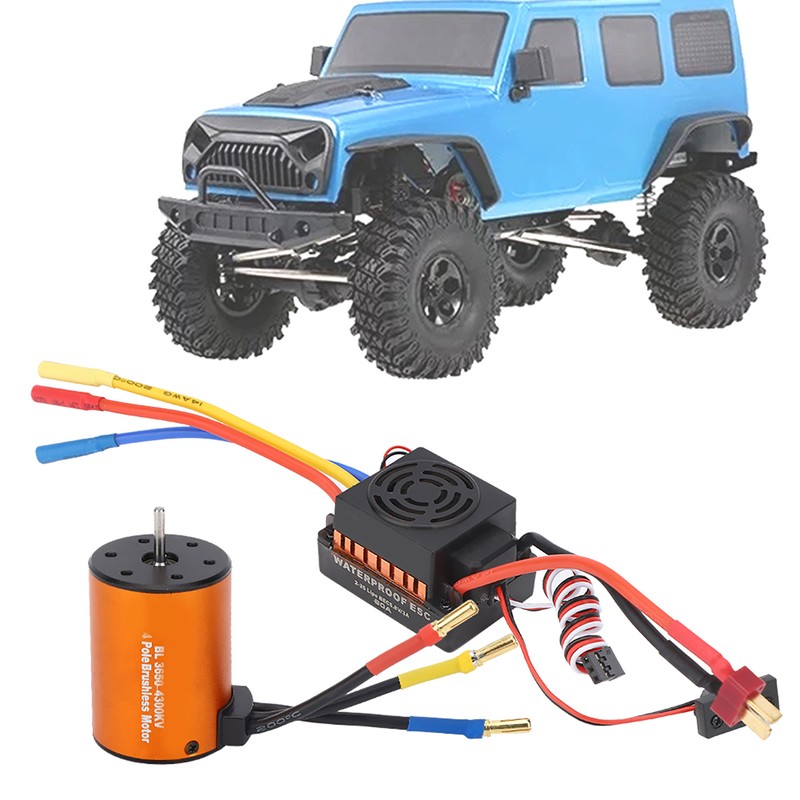 3650 4300KV Brushless Motor 60A ESC Upgrade Parts Accessory for