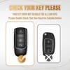Fiohiros 2 Pcs Car Smart Key Fob Case TPU Car
