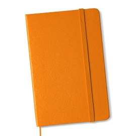 Mini Libreta de Poliuretano con Banda Elástica y Separador | Libreta de Bolsillo con 80 Hojas Rayadas | Cuaderno Compacto para Notas Diarias | 15 x 9.5 cm | Ideal para Oficina y Papelería | UNDA