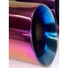 Gearhead Exhaust Tip GOLDEN PURPLE BLUE 2.25" IN 4" Out
