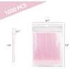 Tbestmax 1000 microcepillos aplicadores, microhisopos, varitas desechables para rímel de