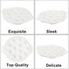 Okllen 4 Pack Ceramic Escargot Plates with 12 Holes and