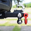 REYSUN Trailer Hitch Tri-Ball Hitch with Rotatoble Tow Shackle and