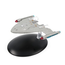 Star Trek Warp Delta Starship Replica | Die-Cast & ABS Plastic | Tabletop Display Model | Gray