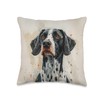 German Shorthaired Pointer Watercolor Graphic Throw Pillow
