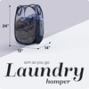 Handy Laundry Collapsible Mesh Foldable Hamper 14" x 14' x