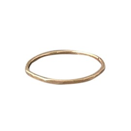 Gold Fill Hammered Stackable Ring also in Rose Gold and Sterling Silver