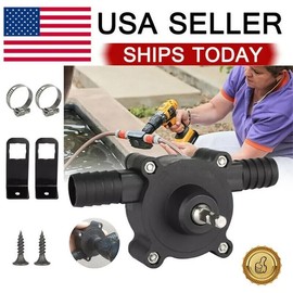 Ameribox Home Electric Drill Drive Self Priming Pump Water Oil Fluid Transfer Pumps Tools