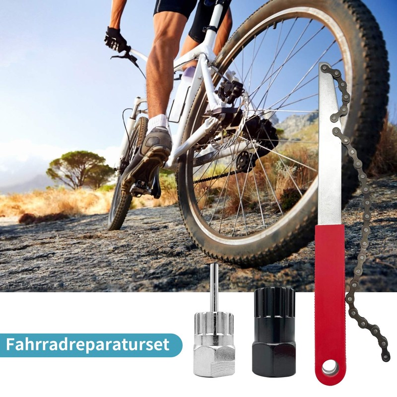 Kapsuen Bicycle Chain Whip – 3 Pieces Sprocket Puller Cassette