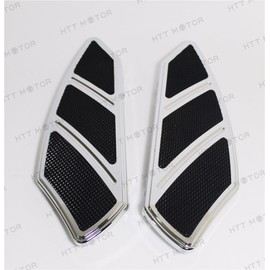 XKMT-Groove Rider Front FootBoard Floorboard Compatible With Harley Touring Softail 84-15 Chrome [B0779QWQHH]