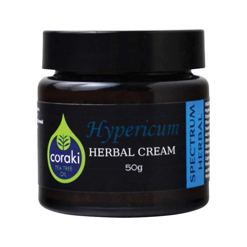 Spectrum Herbal Herbal Cream Hypericum with Coraki Tea Tree Oil