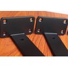 12 Pack - 11 inch Black Hidden L Shelf Bracket