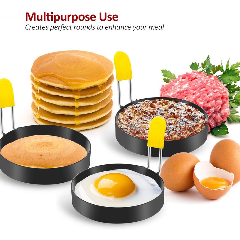 Egg Ring for Frying Eggs and English Muffin - Round