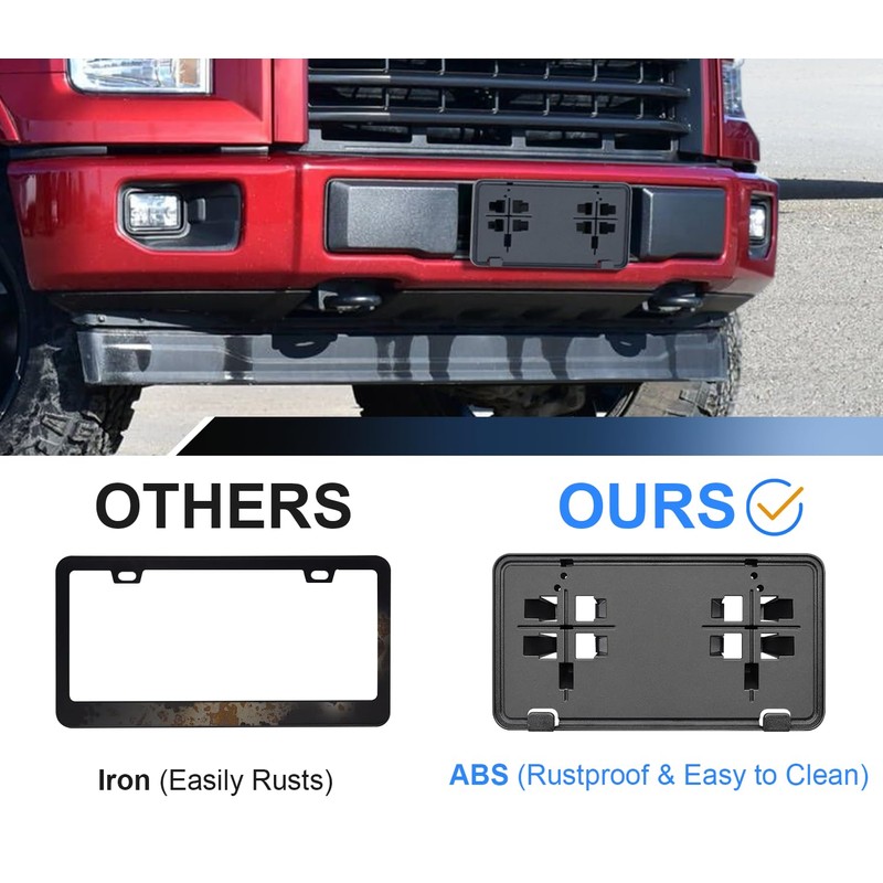Front License Plate Frame for F150 2015-2017 Licence Plate Holder