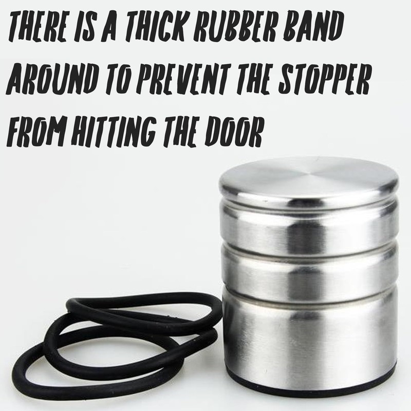 MEKBOK Heavy Duty Floor Door Stopper No Drill, Door Stops,